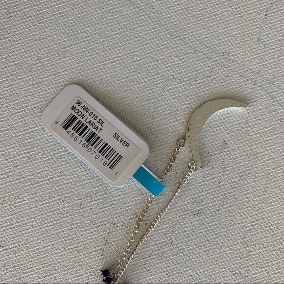 Shiraleah x Anthropologie | Silver Moon Lariat Boho Style Necklace - Picture 6 of 6